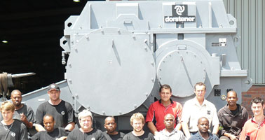 BMG’s service team completes reconditioning of diffuser drive